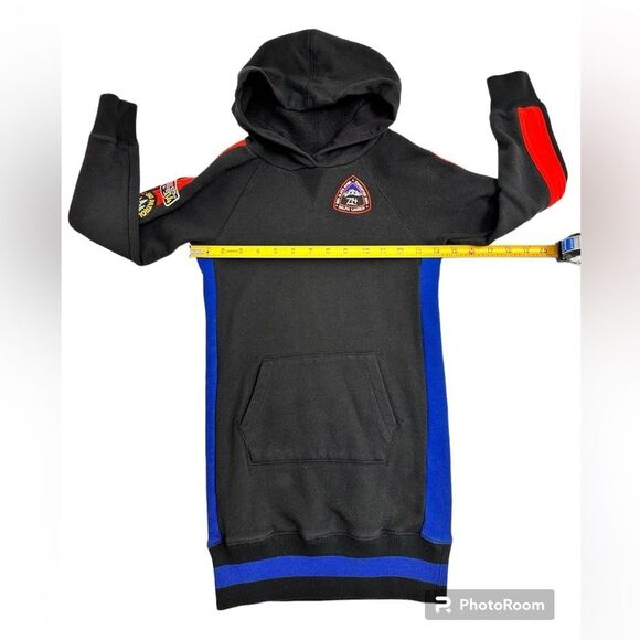 RALPH‎ LAUREN Hooded Fleece Tunic Dress, Girls Size 7 - Picture 3 of 12